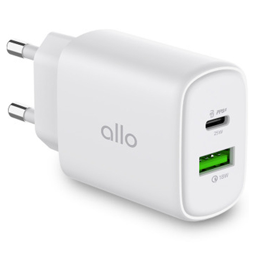 알로코리아 라이트 GaN 25W PD 3.0 PPS 초고속 멀티 충전 어댑터 UC225GPD, 화이트, 1개 10,100원