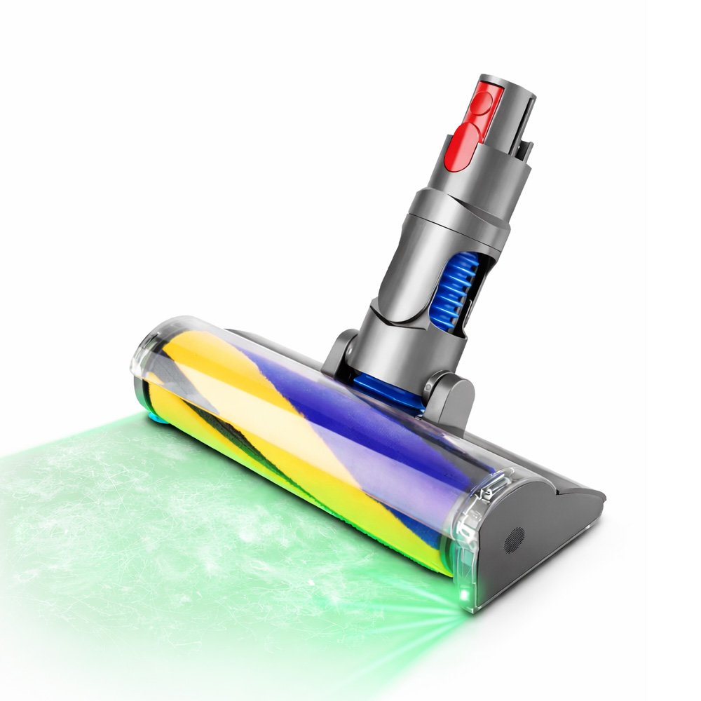 다이슨 청소기 호환 헤드 V7 V8 V10 V11 V15 소프트롤러 브러시 부품 프리미엄 초록 LED, 1개, 다이슨 호환 초록색 LED 헤드 65,000원