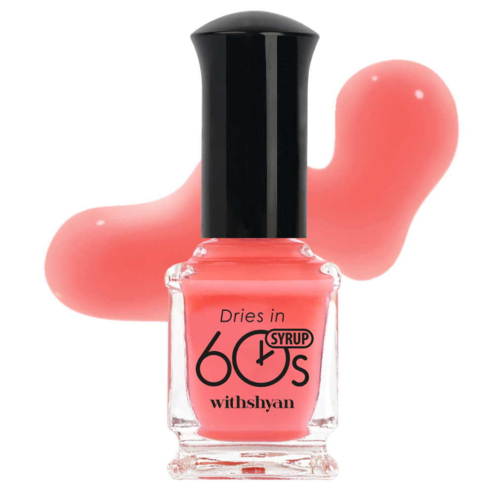 위드샨 60초 건조 매니큐어, M007자몽시럽, 9ml, 1개 5,280원