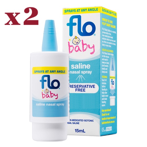 [호주정품직구] FLO 베이비 아기 코막힘 식염수 스프레이 - FLO Baby Saline Nasal Spray 15ml 50,200원