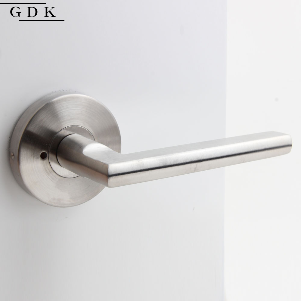 G.D.K 일자 스텐 부식방지 욕실 방문손잡이 버튼형 교체 14,500원
