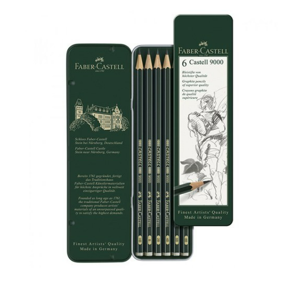 파버카스텔 9000 미술연필 6p 세트 119063 10,500원