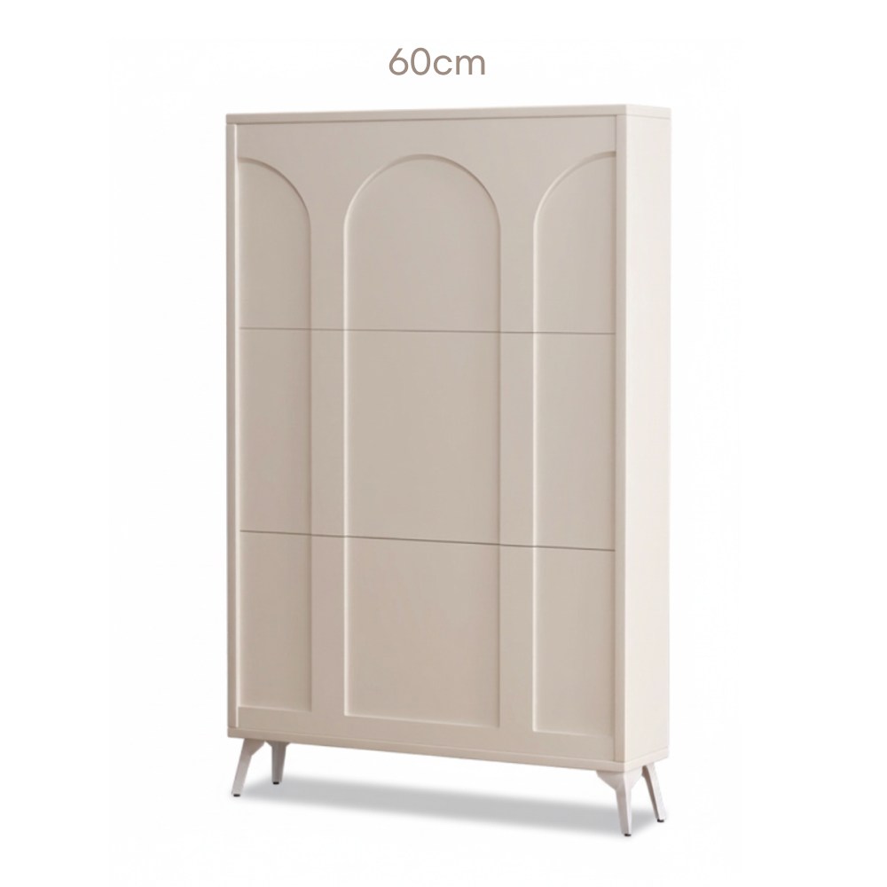 슬림 신발장 좁은 현관 아파트 신발 운동화 슬리퍼 정리함 수납장, 화이트 가로 60cm 세로 17cm, 1개 79,800원