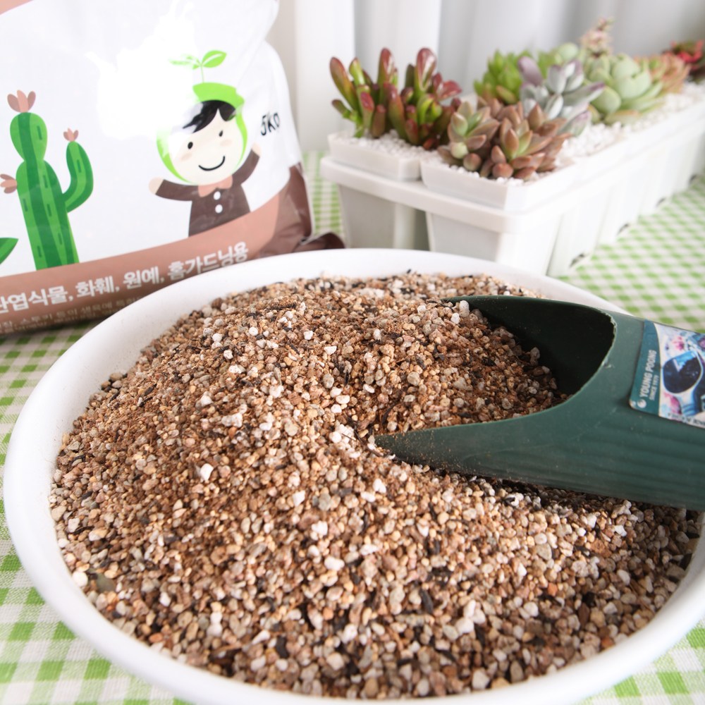 SKFARM 다육이 전용 분갈이흙 선인장흙, 2개, 2L 11,500원