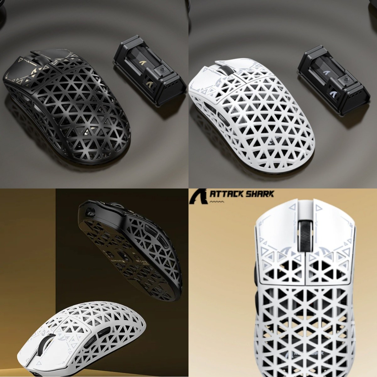 [cy] Attack Shark 어택샤크 R5Ultra 탄소섬유 8K 게이밍 마우스 PAW3950MAX 퍼칭 42g경량화마우스 42000DPI smtone 무선3모드 최신모델 61,110원