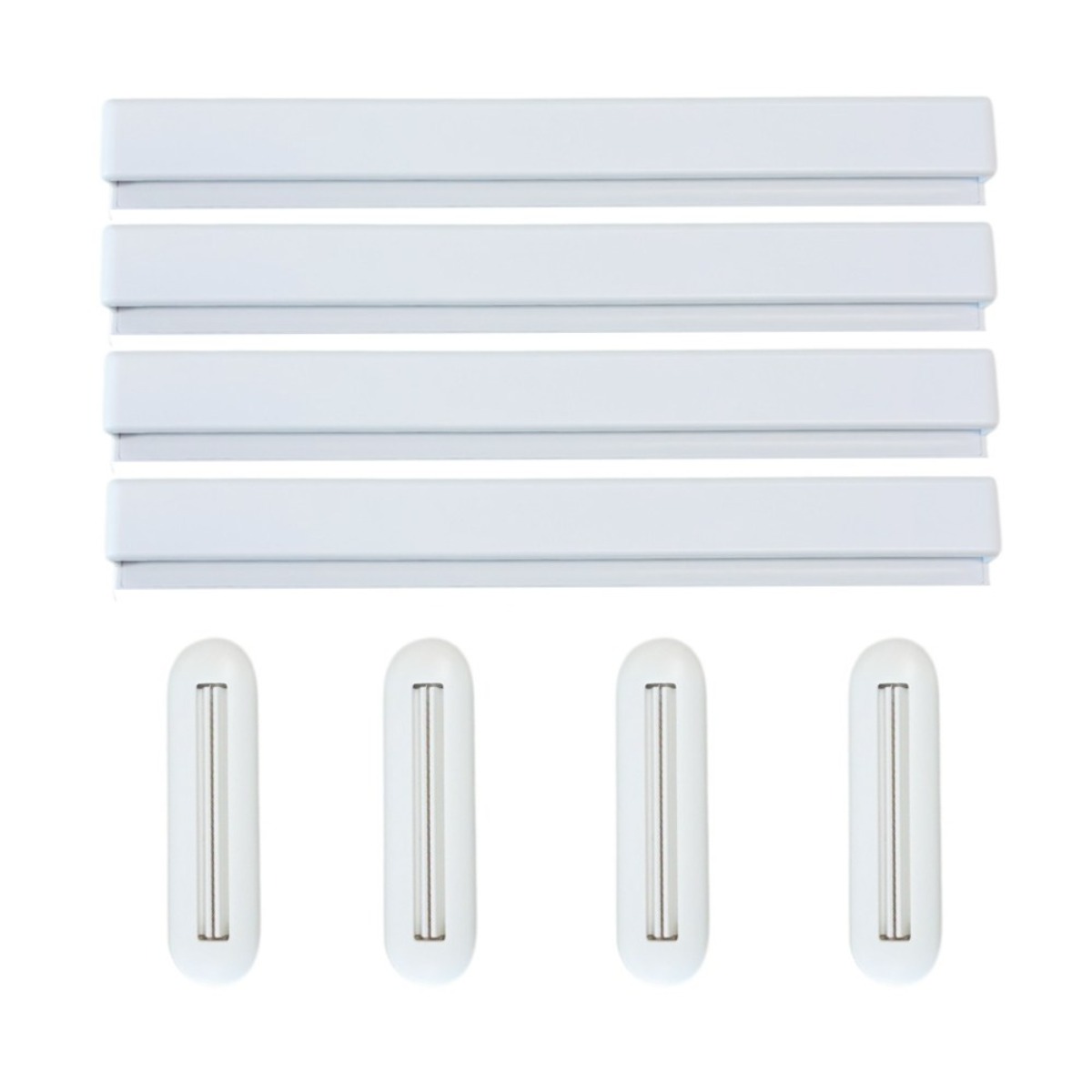 에잇홈 무타공 롱 치약꽂이 1P + 치약클립 1P 화이트, 4세트 25,800원