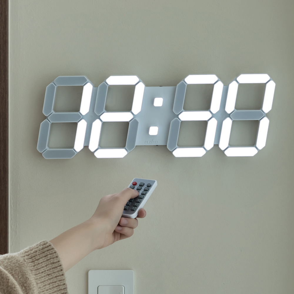 플라이토 퓨어 3D LED 인테리어 벽시계 시즌5 38cm 59,800원