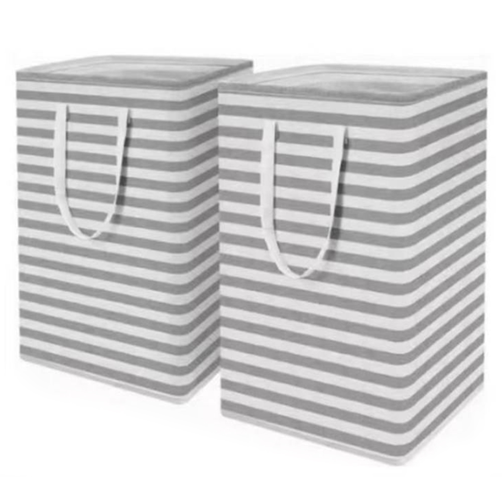 앞날앤 접이식 대용량 빨래 바구니 2p, 그레이 11,400원