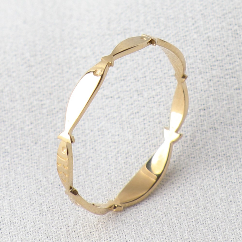 뷰띵 14K 18K 심플 럭셔리 물고기 반지 240,000원