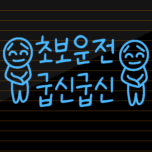 초보운전 스티커 재밌는 차량용 운전 차량 귀여운, 파우더블루 14,000원