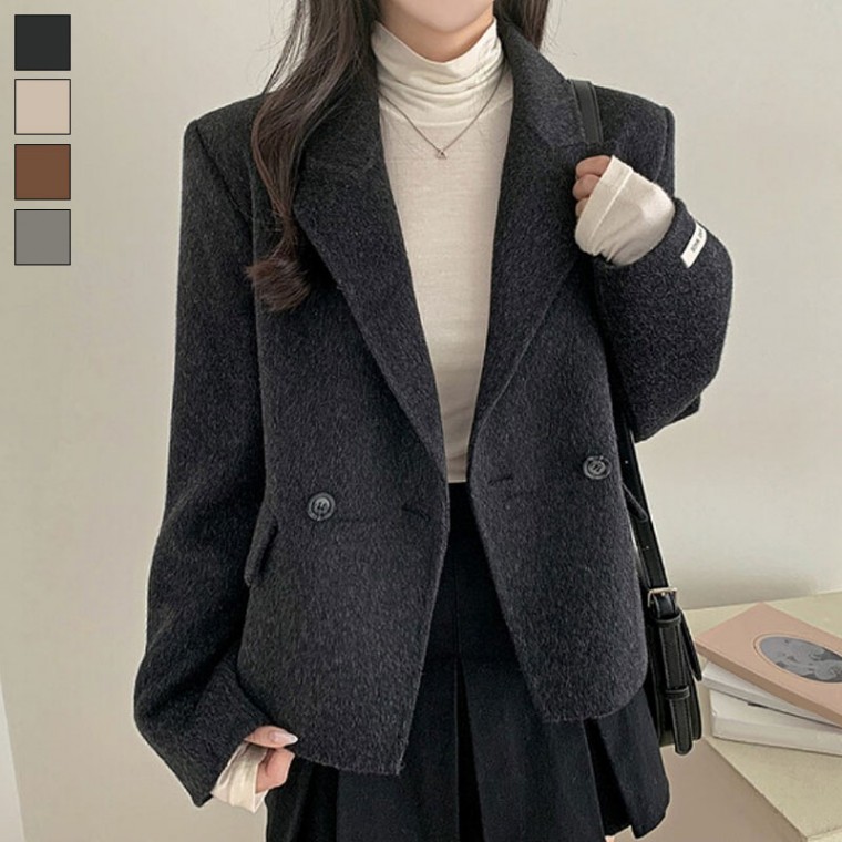 보온성 가을겨울 코트 모직 미디엄 베이직 기본라인 62,300원