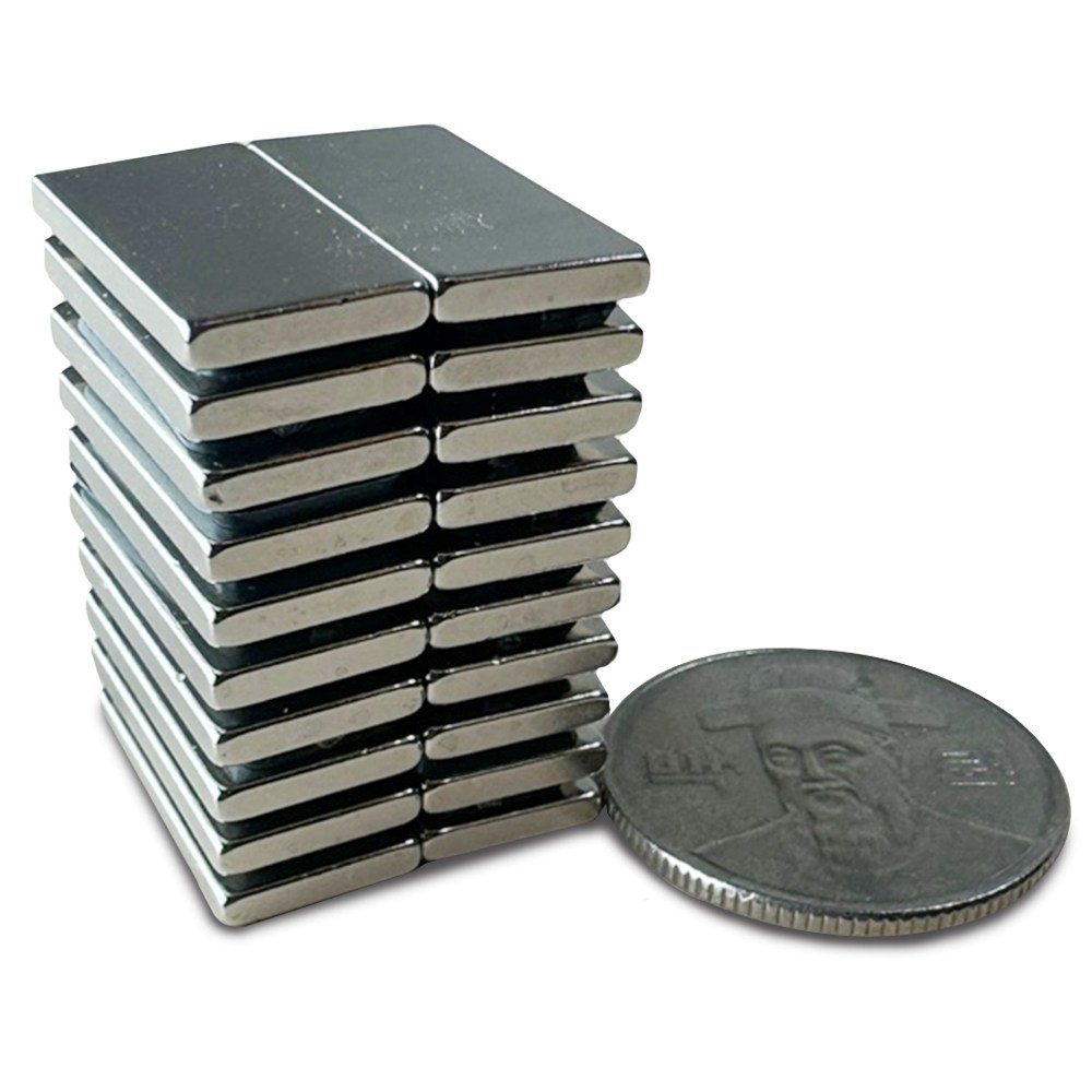 20*10*2 네오디움 사각자석 NS 지름 20mm x 10mm x 2mm [니즈], 20개 20,900원