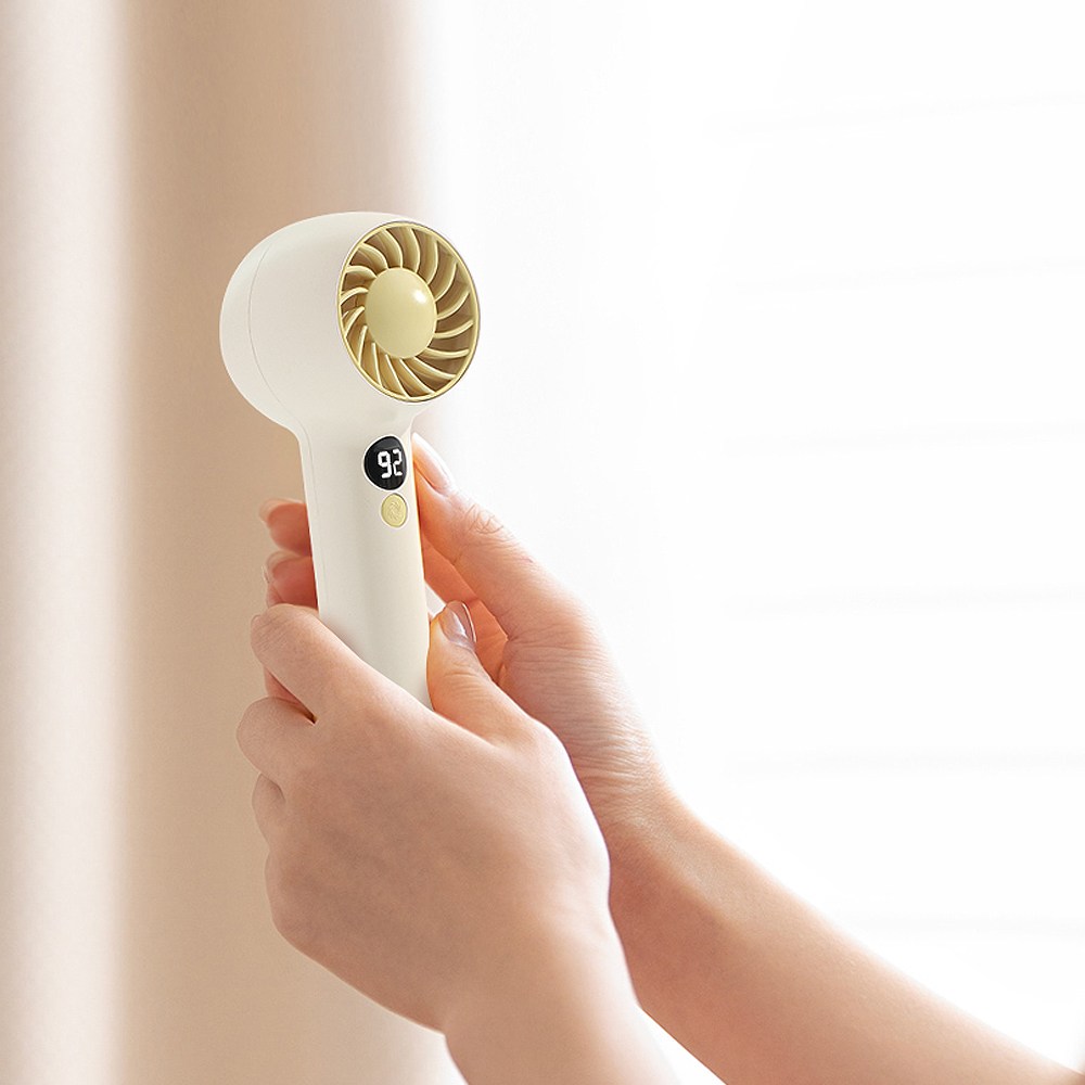 모두스마일 휴대용선풍기 미니 손풍기 핸디 손선풍기, 베이지+베이지 25,900원