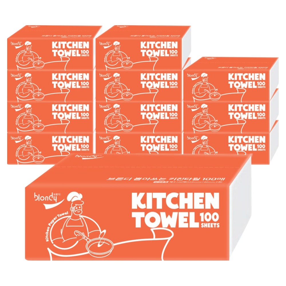 브론디 3겹 천연펄프 뽑아쓰는 키친타올 11,900원