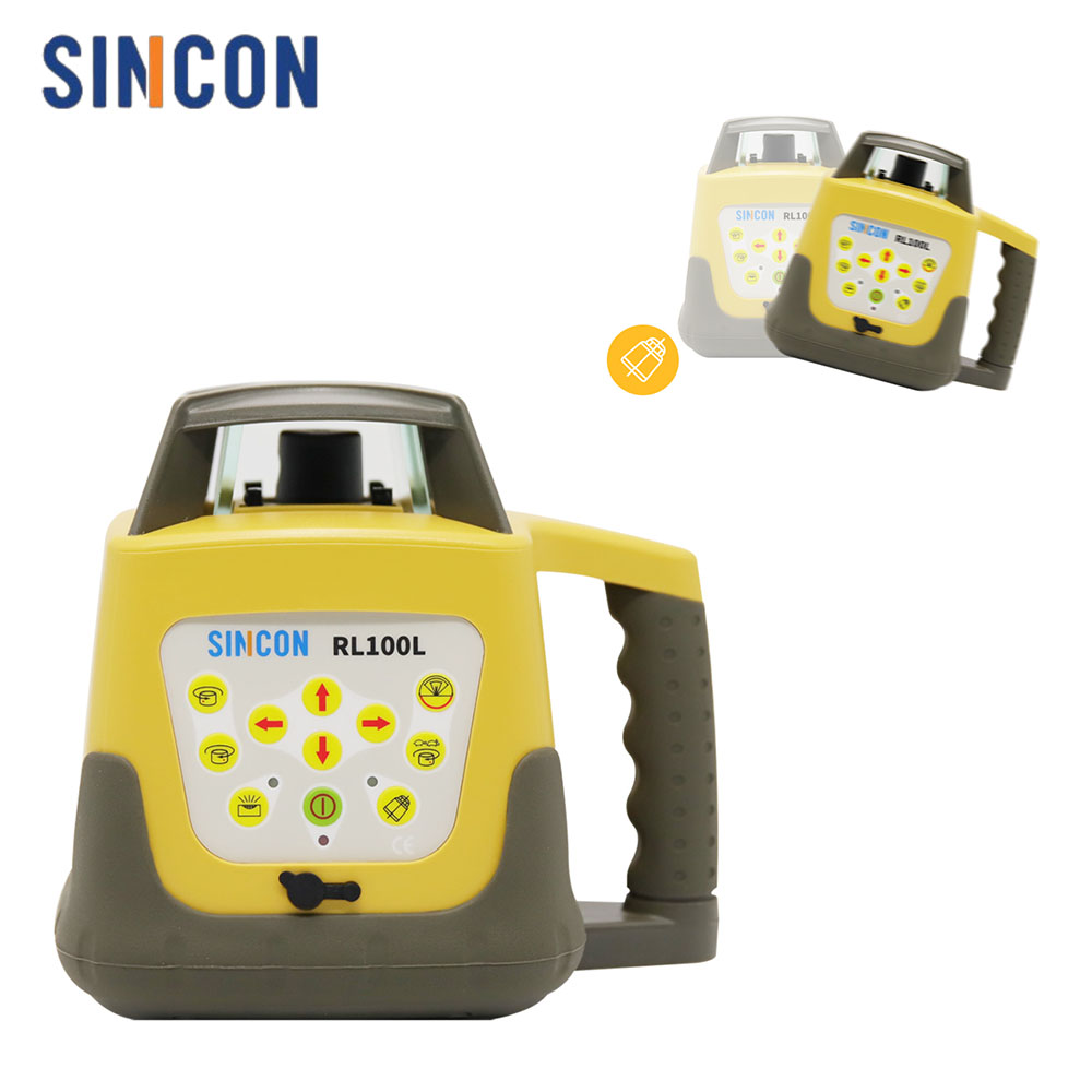 [신콘] 레이저레벨기 회전용 RL100L 1인측정가능 레드빔 수평 수직 전자동센서 직경1000M 토목 측정 야외용 522,500원