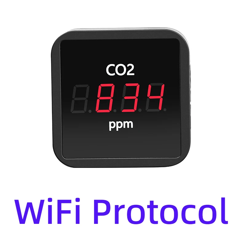 투야 스마트 와이파이 지그비 이산화탄소 감지기 센서, NDIR 적외선 CO2 온도 및 습도 공기질 측정기 57,300원