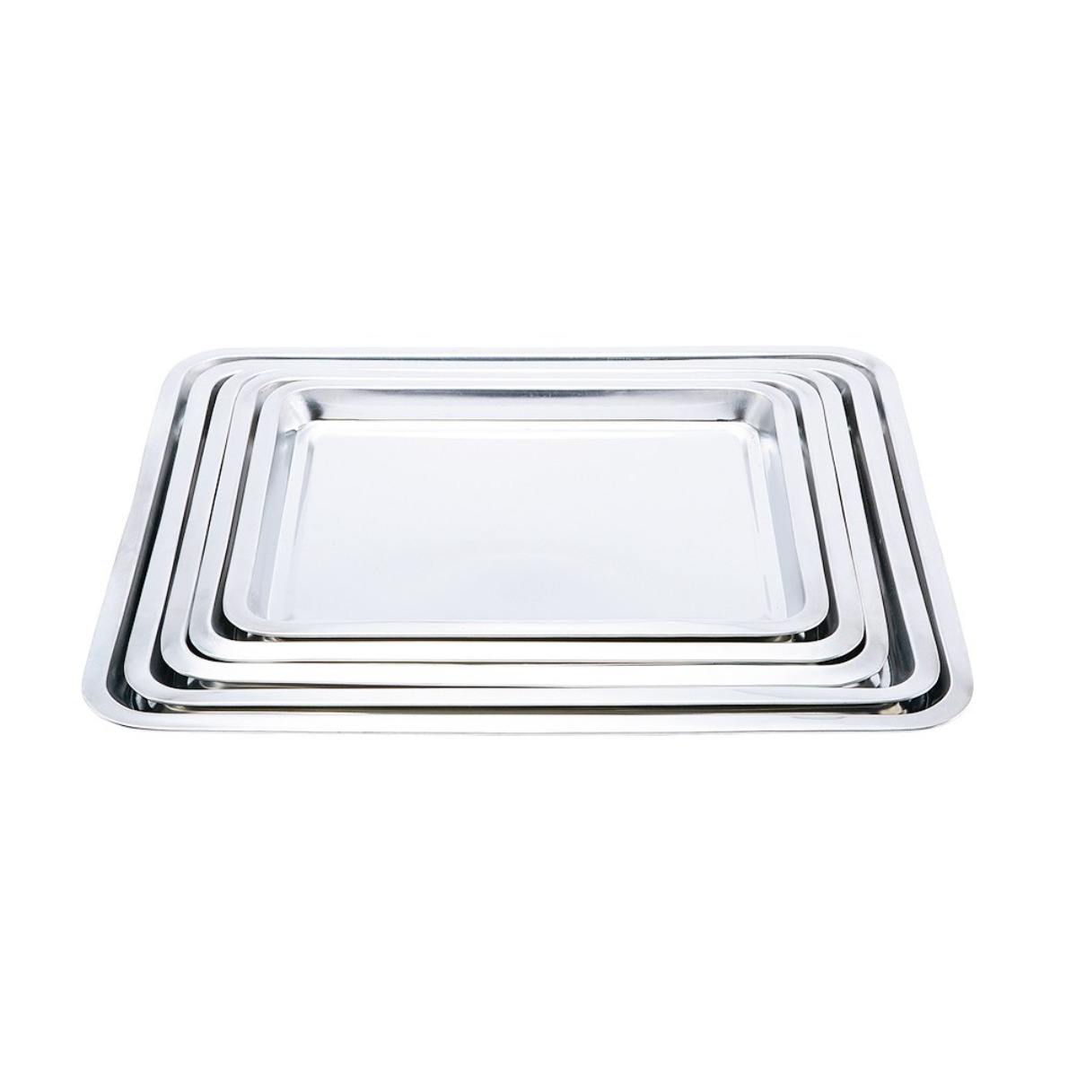 유유마트 국산 스텐304 사각 트레이 업소용 직사각 스텐27종 쟁반 식당 서빙, 1개, 실버 13,400원