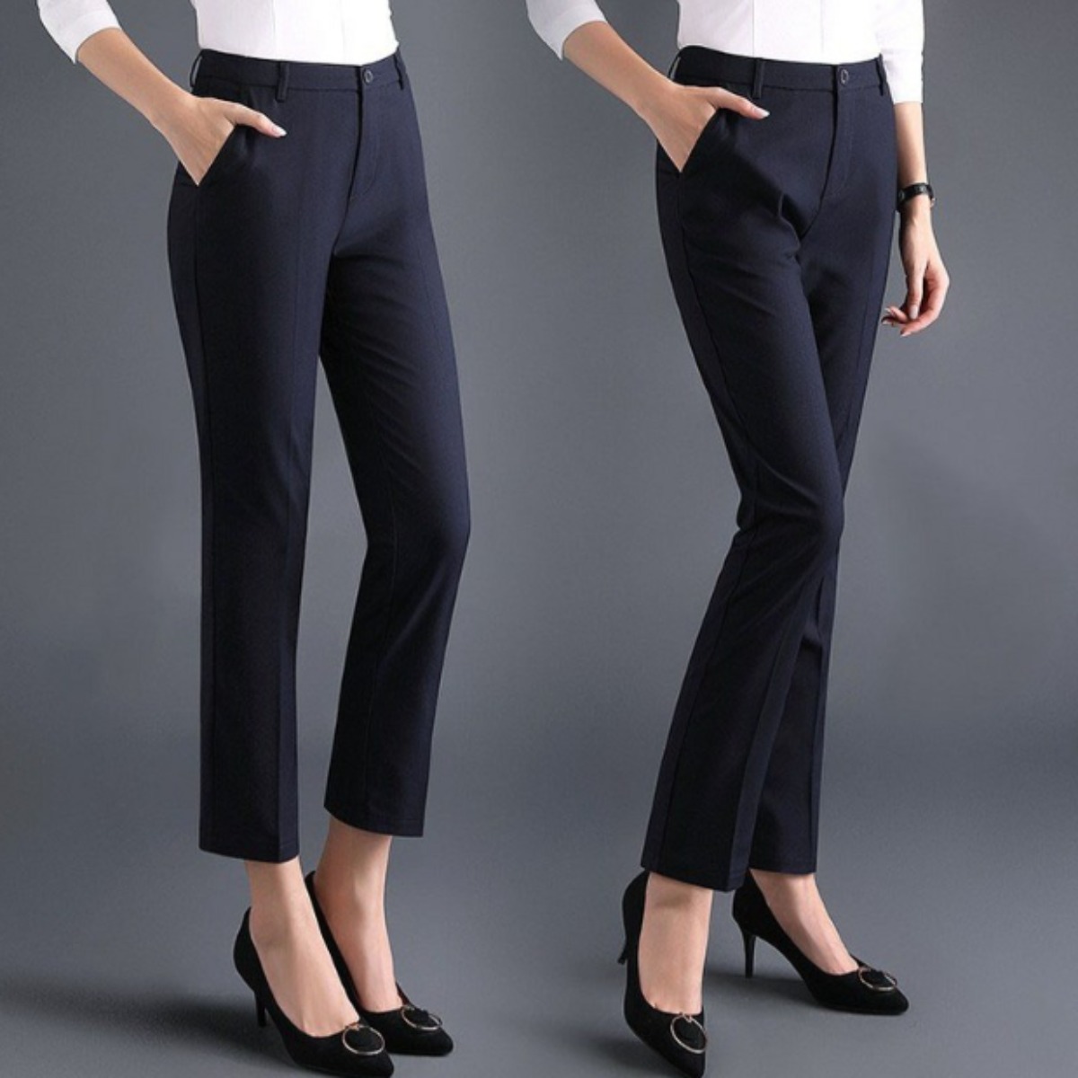 차쿠 1+1 여성 정장바지 스판 슬랙스 9부 바지 기모 팬츠 하계 춘계 동계 4계절 중년 빅사이즈 36,800원
