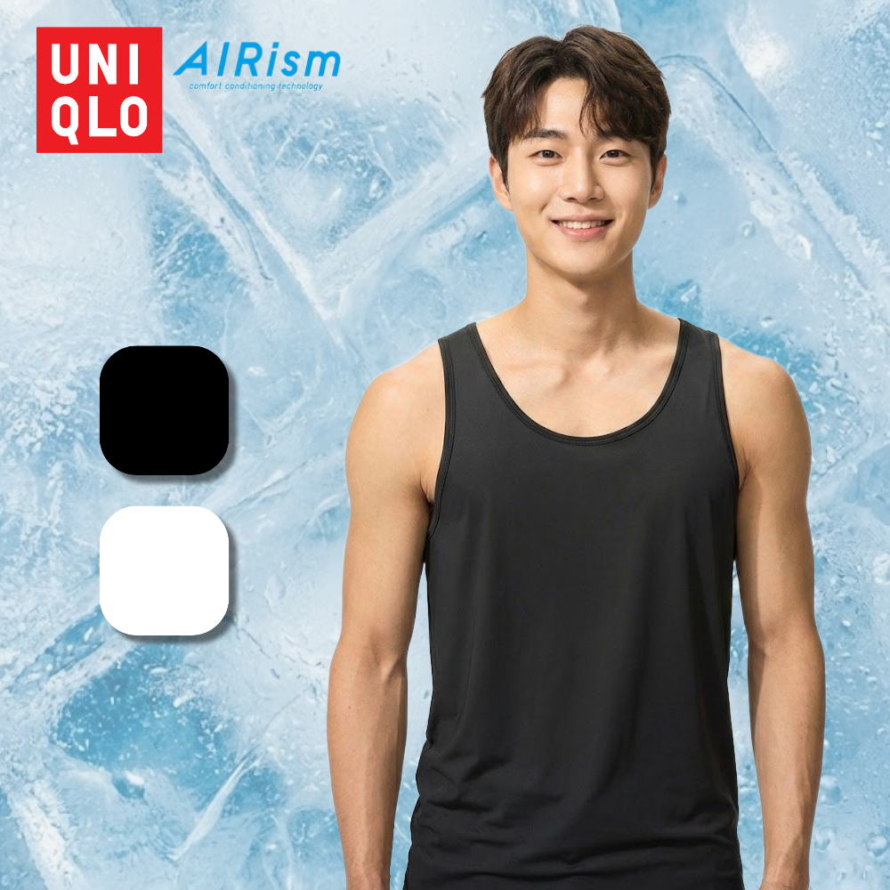 유니클로 에어리즘 남성 런닝 민소매 나시 메쉬 속옷 25,900원
