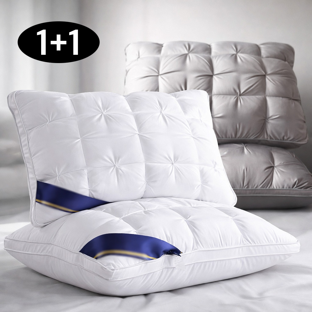 고급형 (1+1) 5성급 호텔 베개 구름 다운퀼팅 목과 어깨가 가장 편한 1000g 15,400원