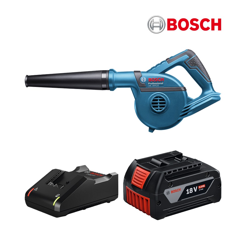 보쉬 충전 무선 송풍기 GBL18V-120 + 충전기 GAL 18V-40 + 배터리 18V 5.0Ah 세트 낙엽 제설 먼지 청소 198,000원