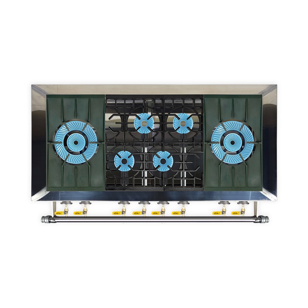 오즈테크 업소용 가스렌지 원형+일반상판 1200렌지 22-14화구 2.5세대 세라믹 간택기, LPG, 높은/0.8t 950,400원