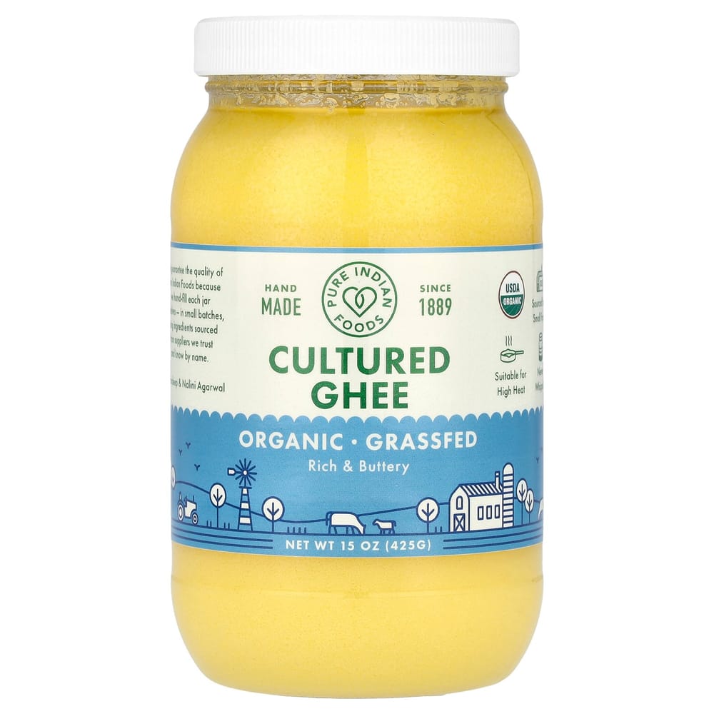 퓨어인디안푸드 발효 기(Cultured Ghee) 방목 &  15 oz (425 g) 40,000원