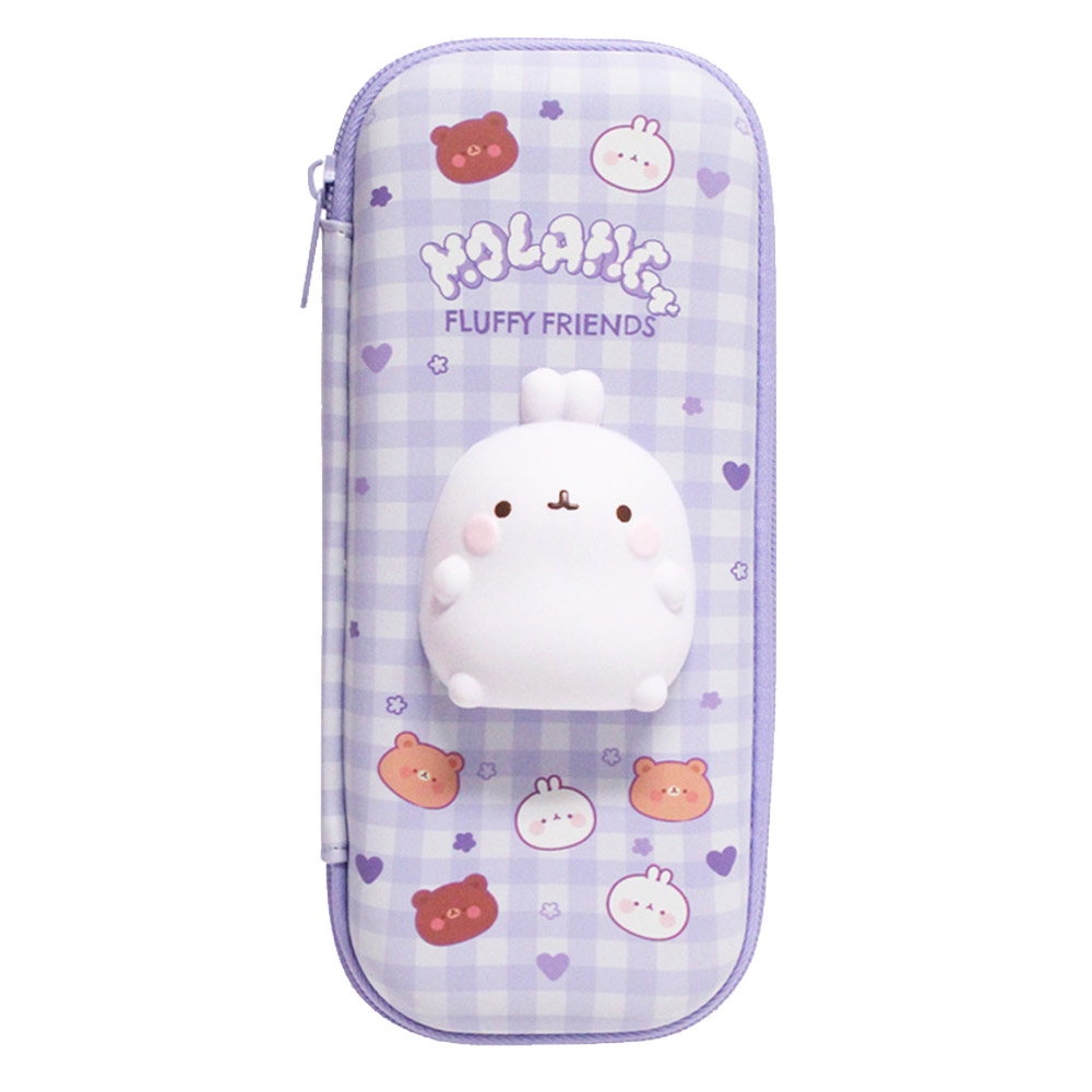 몰랑이 몰랑 곰돌이패턴 스퀴시 EVA 파우치 13,900원