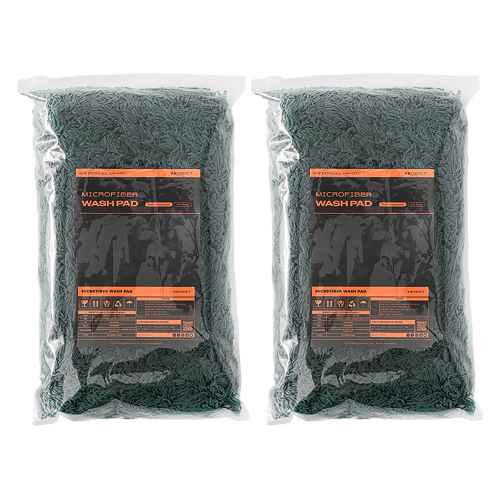 벤딕트 극세사 세차 워시 미트 패드, 그린, 2개 12,900원