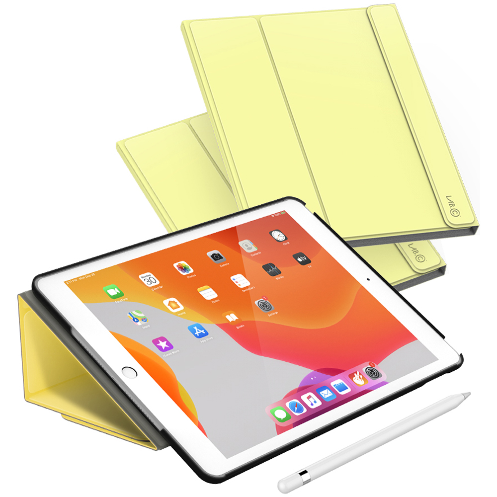 랩씨 태블릿PC 2in1 스마트 커버 펜슬 수납 마그네틱 슬림핏 케이스, 레몬, 1개 27,900원