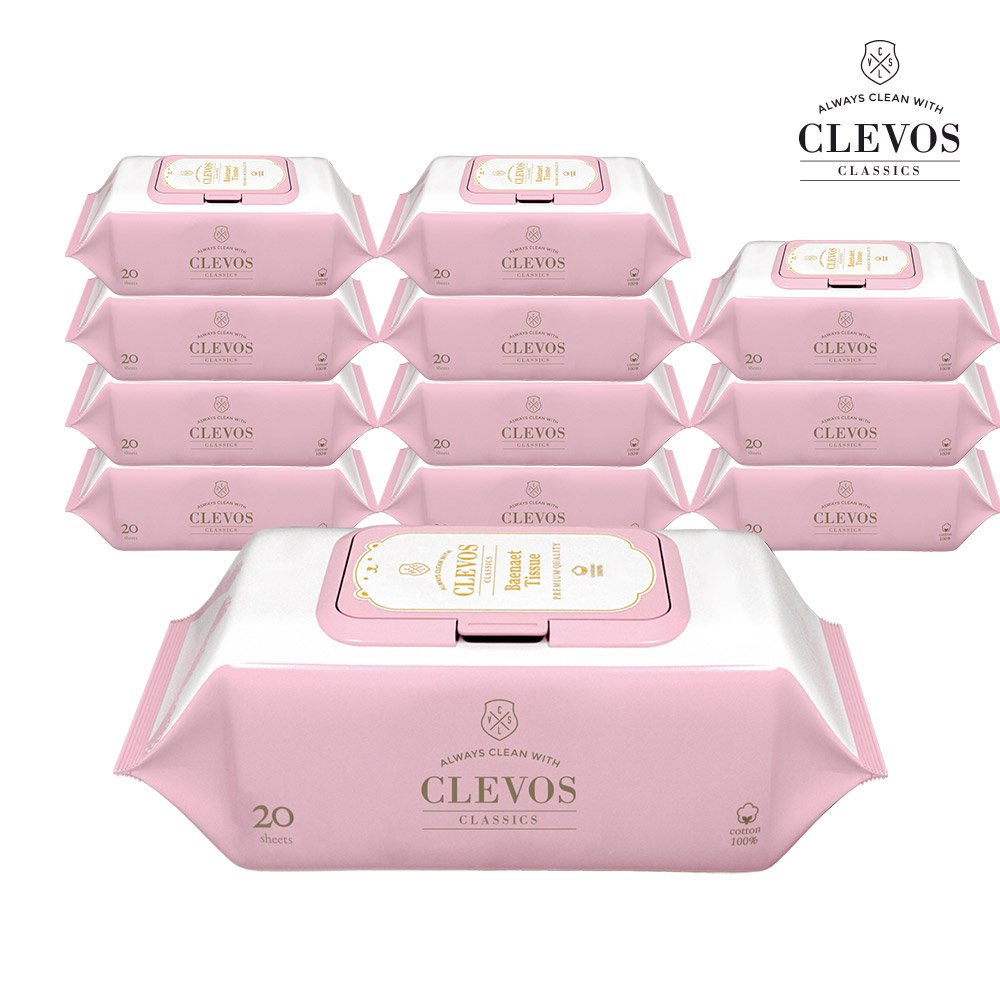 클레보스 배냇티슈 유아물티슈 캡형 31,500원