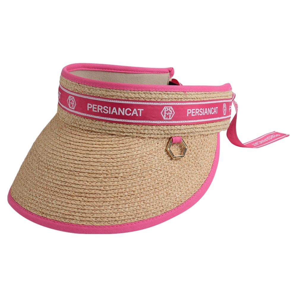 페르시안캣 여성용 헥사곤 지사 리본 선바이저 골프 모자 P52WCP67 89,000원
