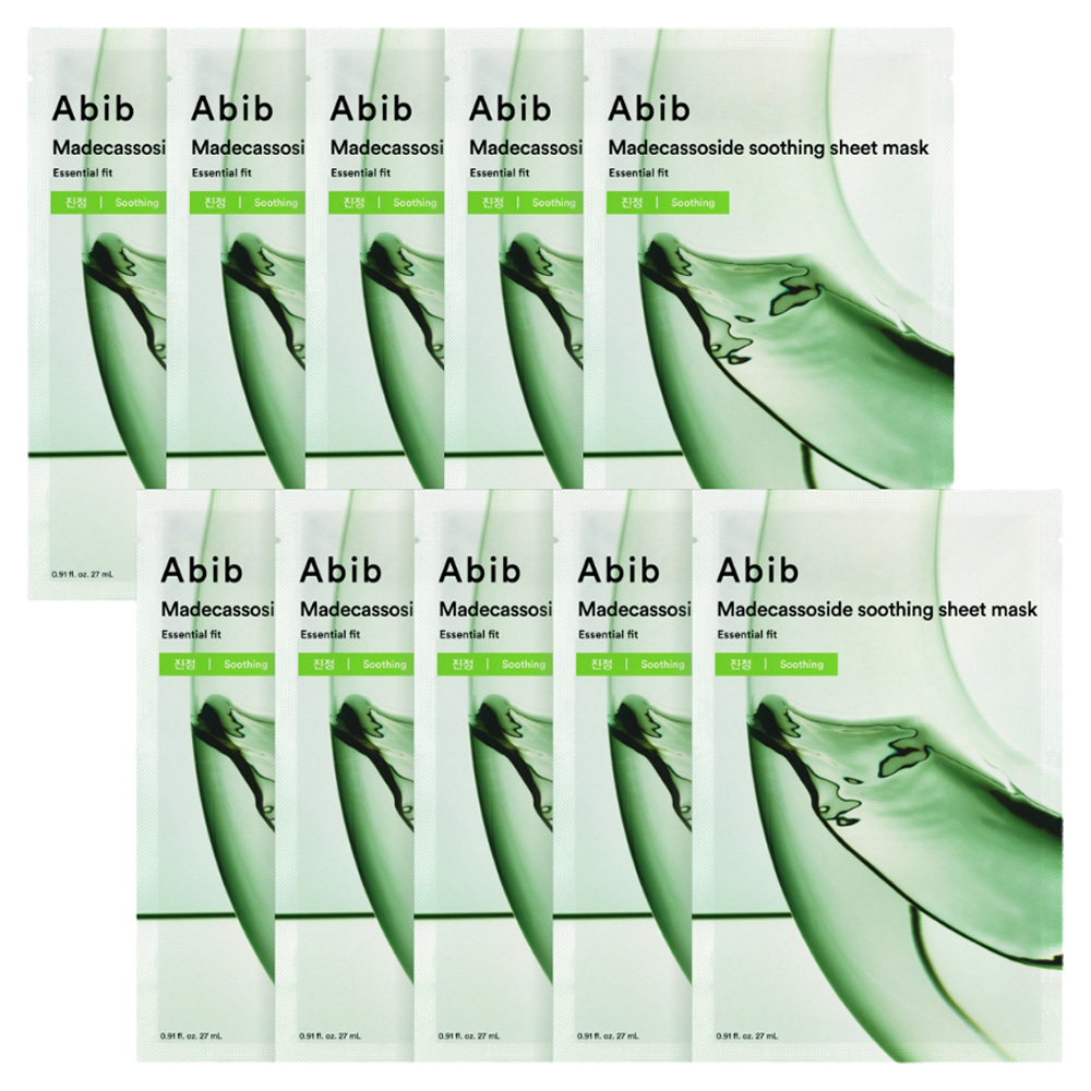 아비브 마데카소사이드 진정 에센셜핏 마스크팩, 1개입, 10개 15,000원