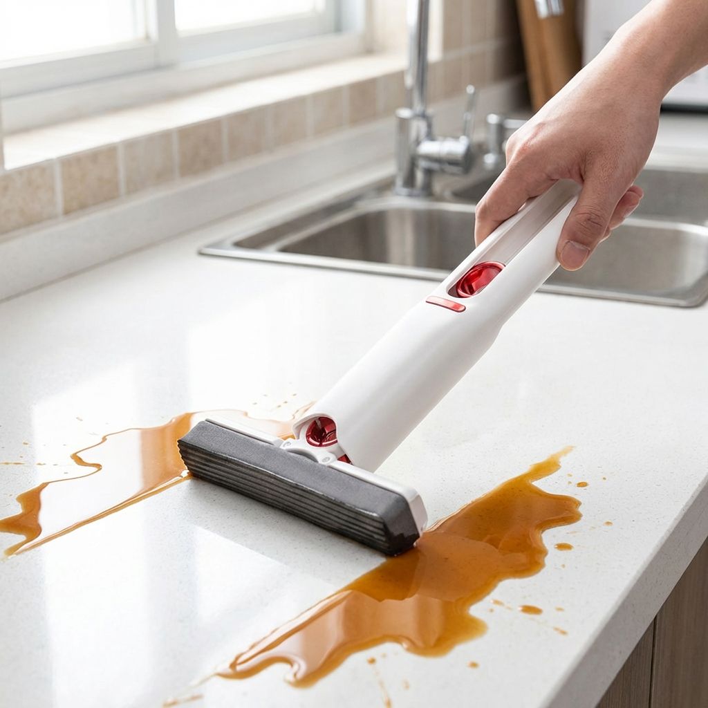 가치스토어 원터치 미니 밀대걸레 노터치 물기제거 스퀴지 바닥청소 5,900원