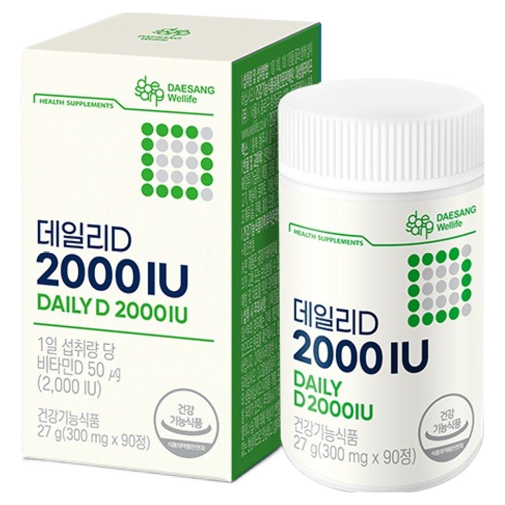 대상웰라이프 정품 데일리D 2000IU 90p, 90정, 1개 9,900원