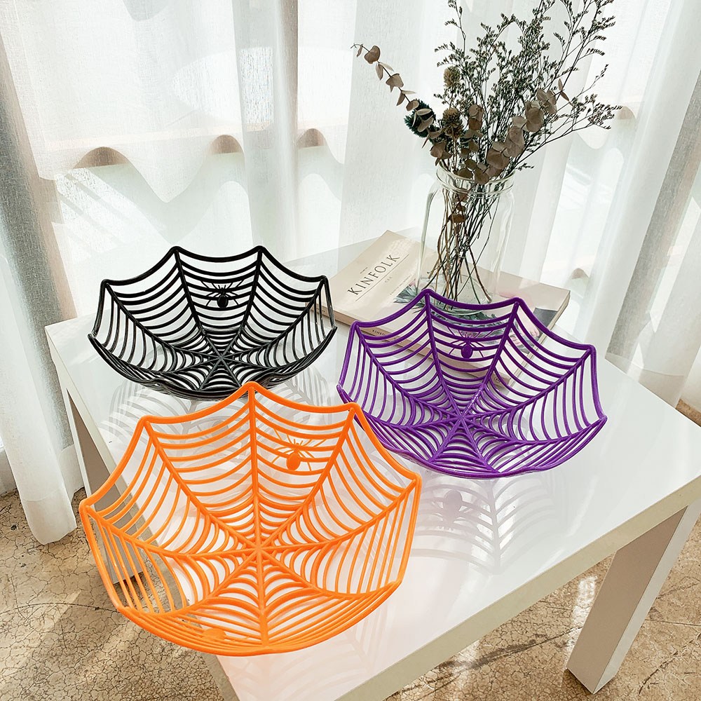 쏙쏙마켓 할로윈 거미줄 접시 바구니 파티용품 2,000원