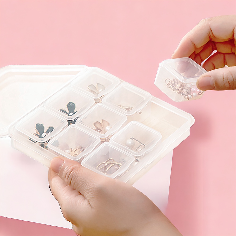 레송 큐브형 칸칸분리 악세서리 주얼리 보관함 휴대용 여행용 미니 9,400원