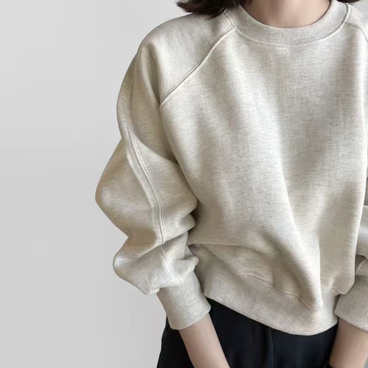 여성 맨투맨 패션 봄가을 맨투맨 상의 캐주얼 라운드넥 맨투맨 베이직 데일리 긴팔 36,800원