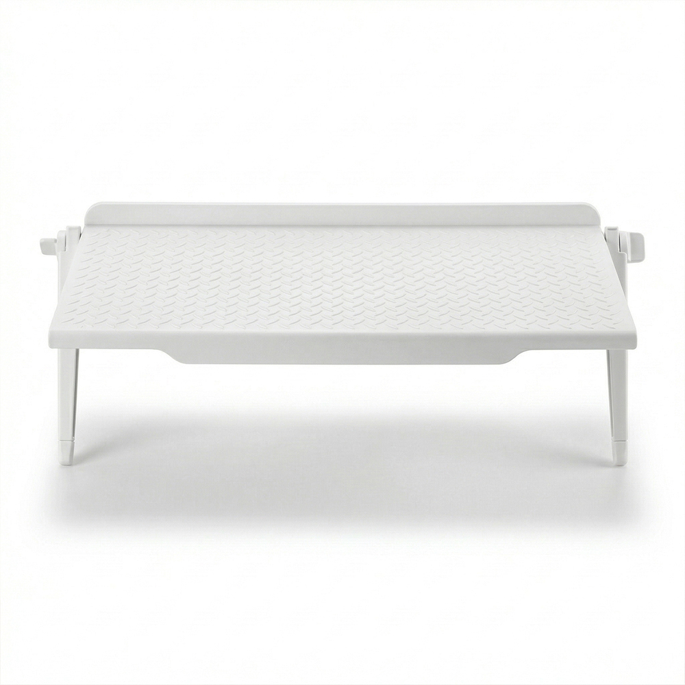 앞날창창 셋톱박스 정리함 TV 선반 거치대, 흰색, 1개 7,540원