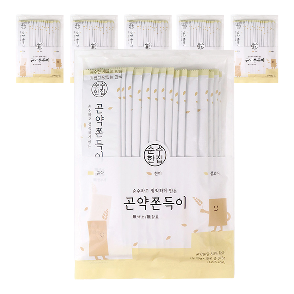 순수한집 곤약쫀드기 현미맛 40,690원