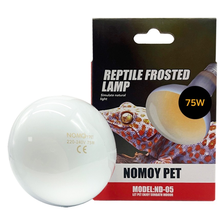 노모이펫 파충류 프로스트 바스킹 스팟 UVA램프 75W ND-05, 화이트, 1개 5,800원