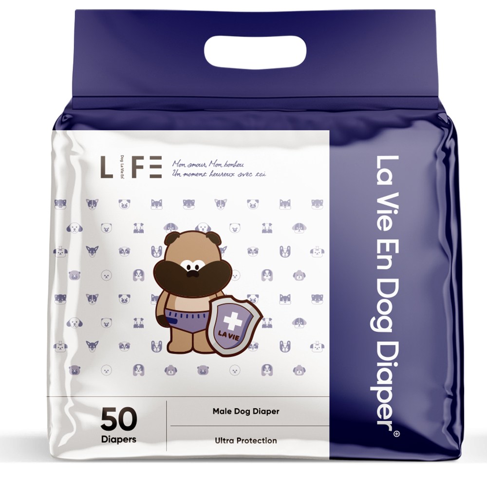 라비앙독 수컷 강아지 안심 기저귀 대용량 50매 16,900원