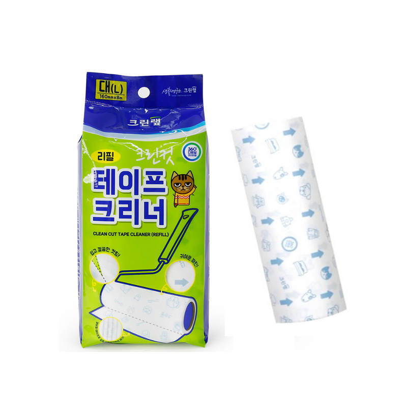 크린랩 크린컷테이프크리너 리필_대 160mm x 8m, 본품 4,800원