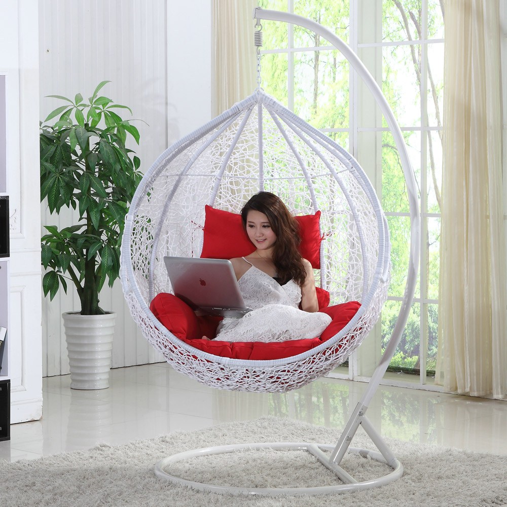 수오 시즌 SALE S라운지 1인용 카페 펜션 라탄그네 흔들의자(SO_A018), 화이트 249,000원