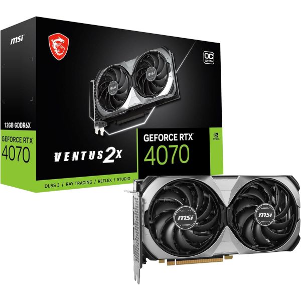 MSI GeForce RTX 4070 Ti Ventus 3X 12G OC 게이밍 그래픽 카드 12GB GDDR6X 2655MHz PCI Express 4세대 192비트 3배 D 1,364,900원