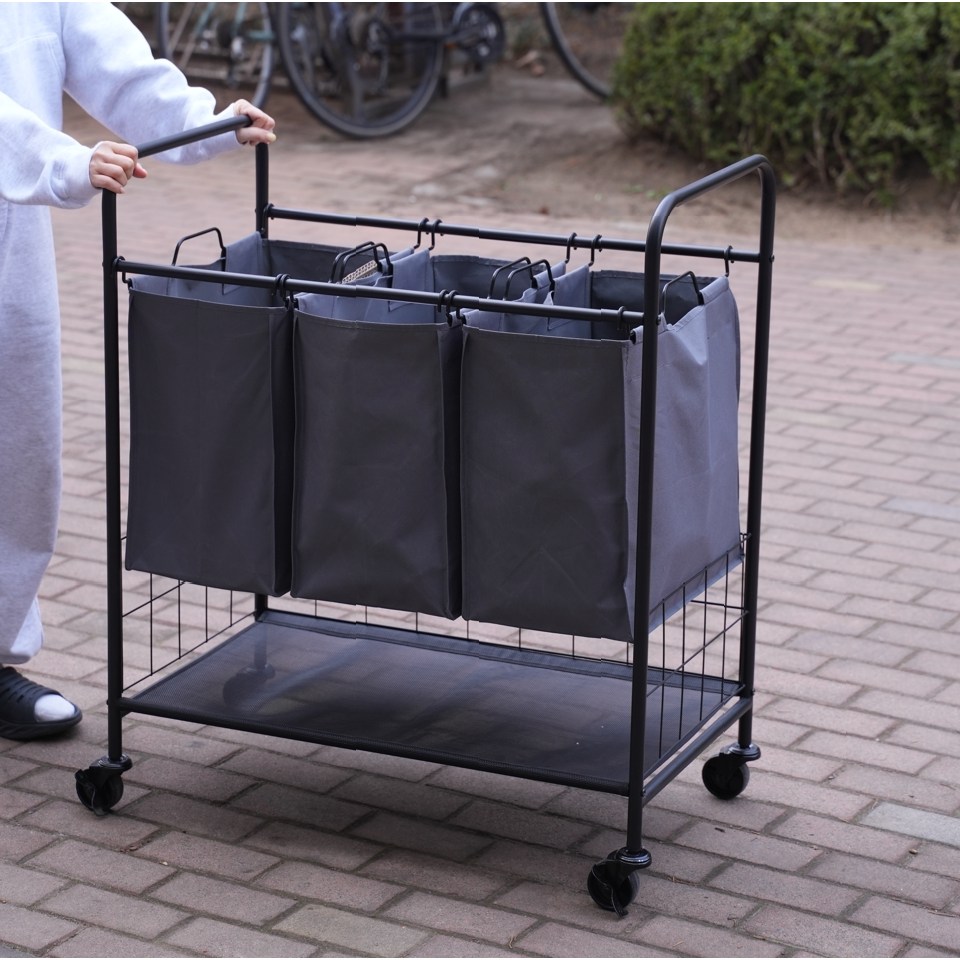 셀렉프로 재활용 분리수거 수거함 이동식 바구니 내구성 강한 재활용 카트 58,600원