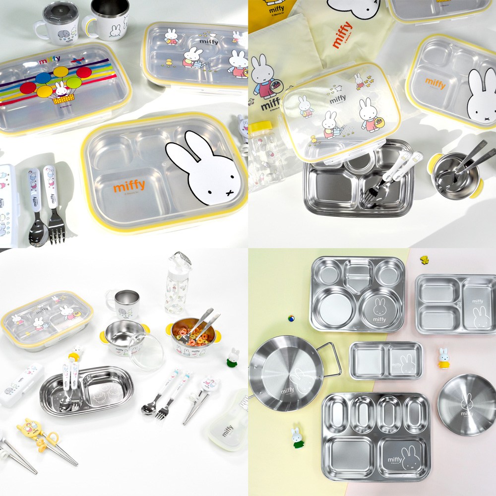 미피 스텐304 물컵 아기 유아 식기 어린이집 유치원 준비물 식판 스푼포크 젓가락 물병 양치컵 모음 9,500원