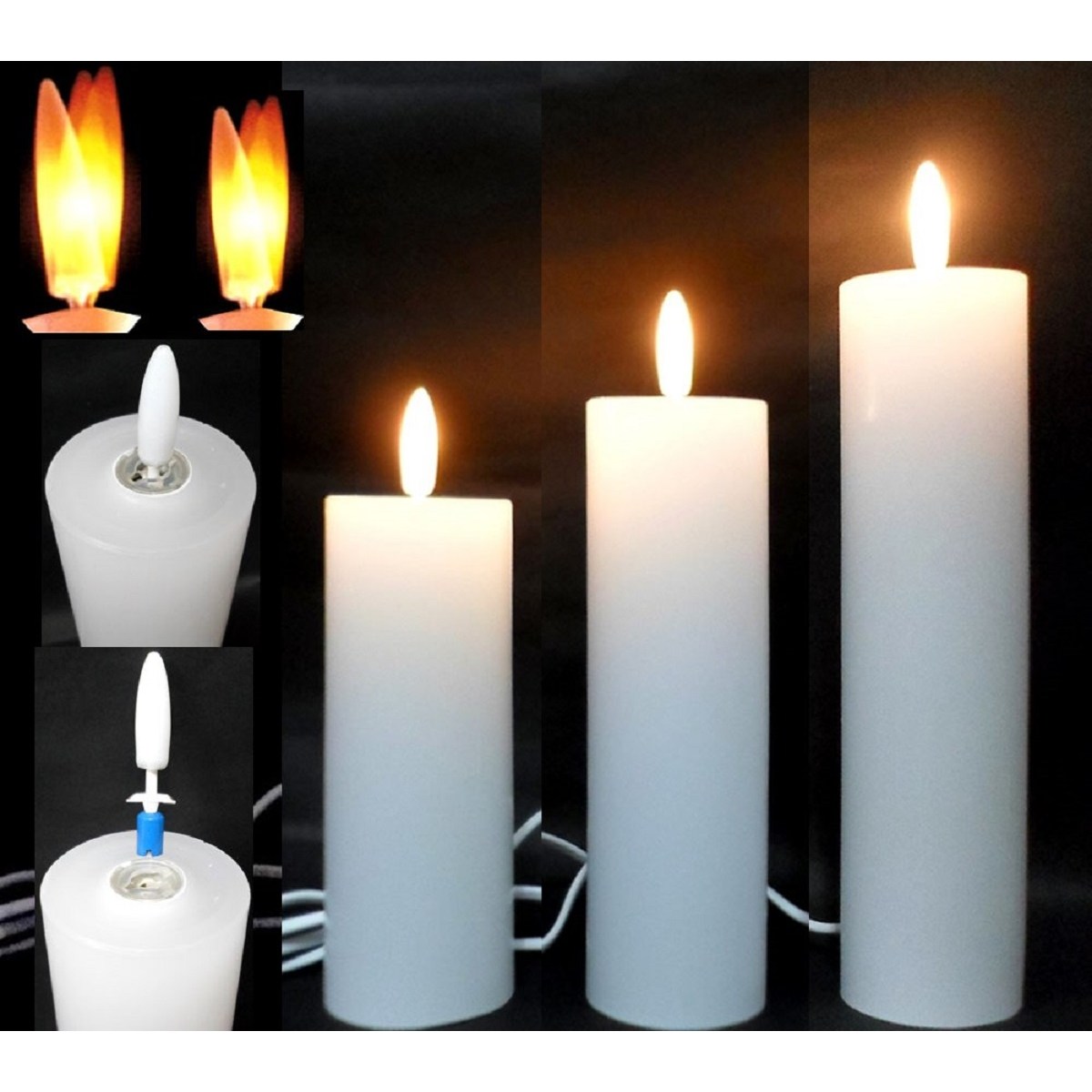 흔들림 전기초 흔들리는 LED 기도 촛불, 현재가 83,800원