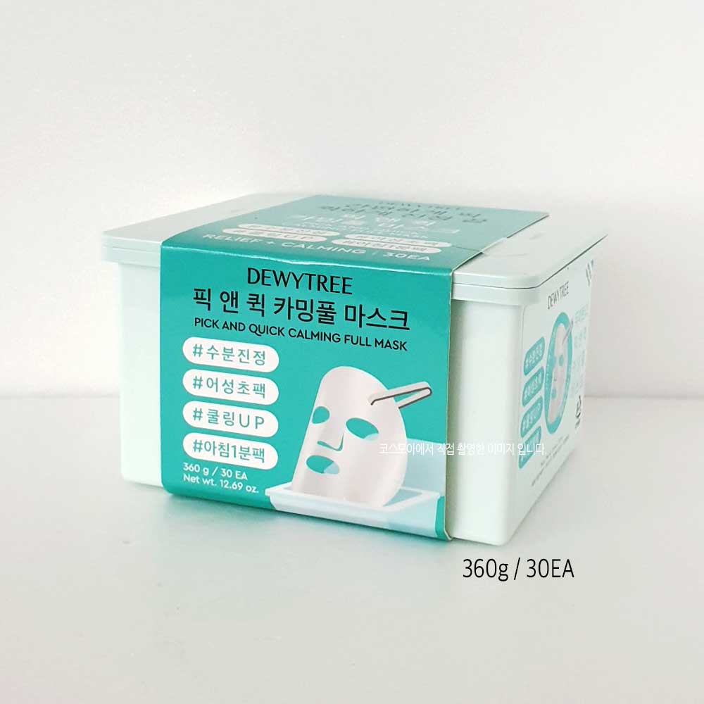 듀이트리 아침 1일 1분 1팩 마스크팩 픽앤퀵 카밍풀 뽑아쓰는 마스크 쿨링 up 15,800원
