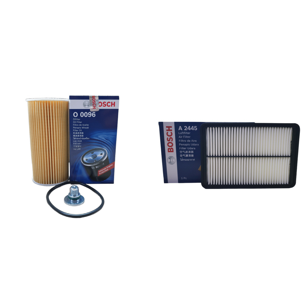 보쉬 엔진오일교환 필터 셋트 싼타페 DM 2.0/2.2 e-VGT 오일필터+에어필터 O0096+A2445, 오일필터+에어필터/O0096+A2445, 1세트 13,360원